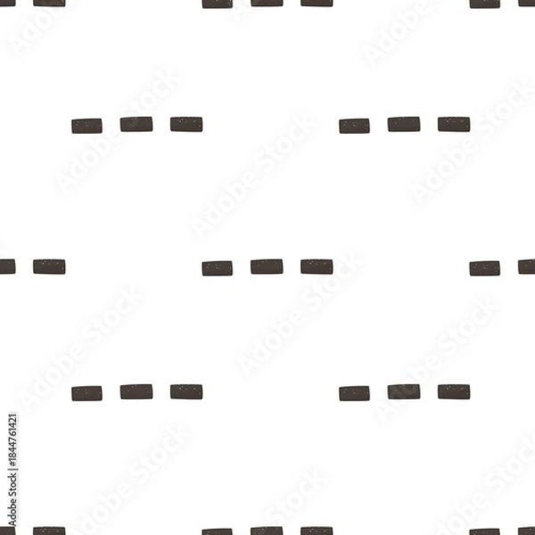 Obraz Seamless pattern with abstract decor elements. hand drawing. design for fabric, textile, wrapper, print