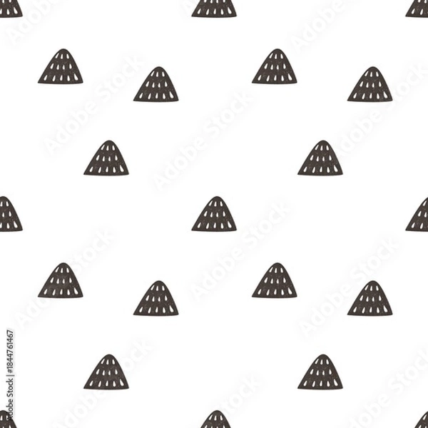 Obraz Seamless pattern with abstract decor elements. hand drawing. design for fabric, textile, wrapper, print	
