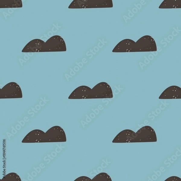 Obraz Seamless pattern with abstract decor elements. hand drawing. design for fabric, textile, wrapper, print