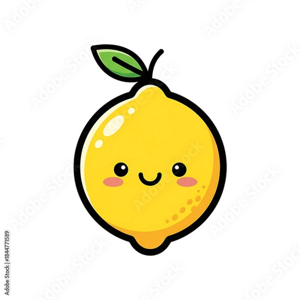 Obraz Happy Lemon Character. (2)