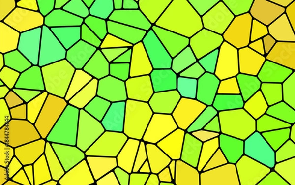 Obraz abstract vector stained-glass mosaic background