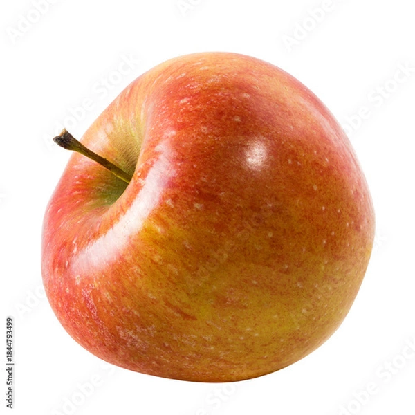 Obraz Red apple isolated on white background