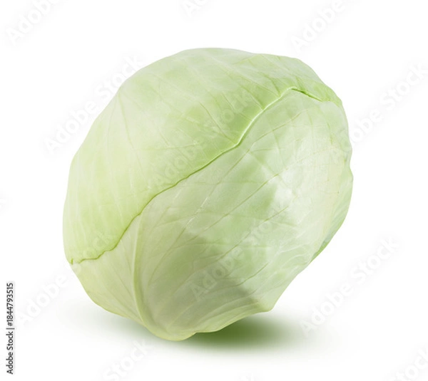 Obraz Cabbage isolated on white background