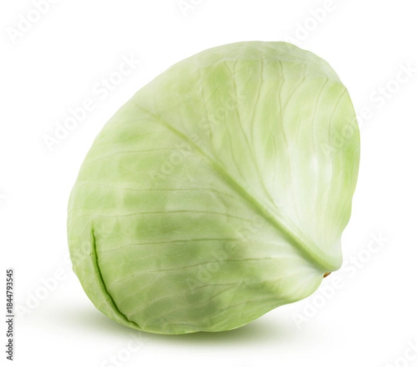 Obraz Cabbage isolated on white background