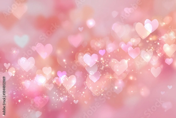 Obraz ハートの背景イメージ