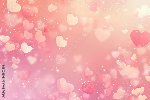 Obraz ハートの背景デザイン