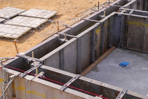 Fototapeta 住宅基礎のコンクリート型枠