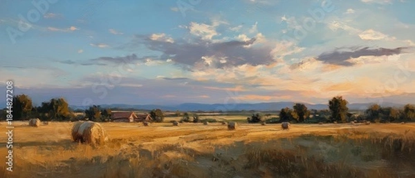 Obraz autumn landscape with trees