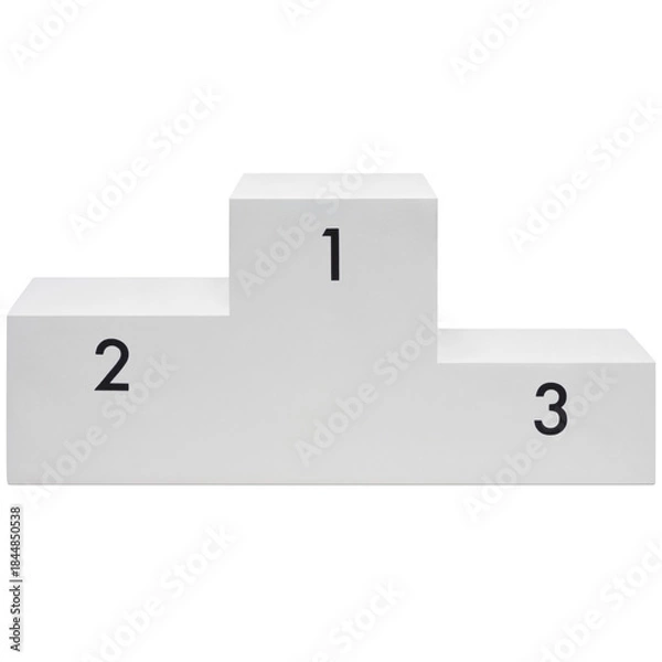 Obraz white podium