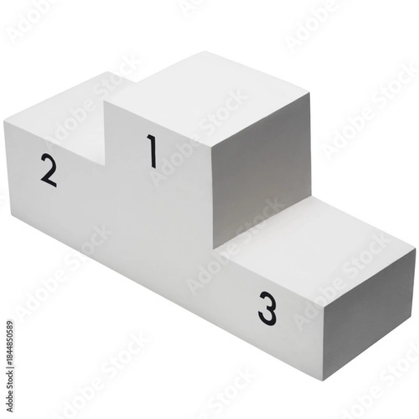 Obraz white podium