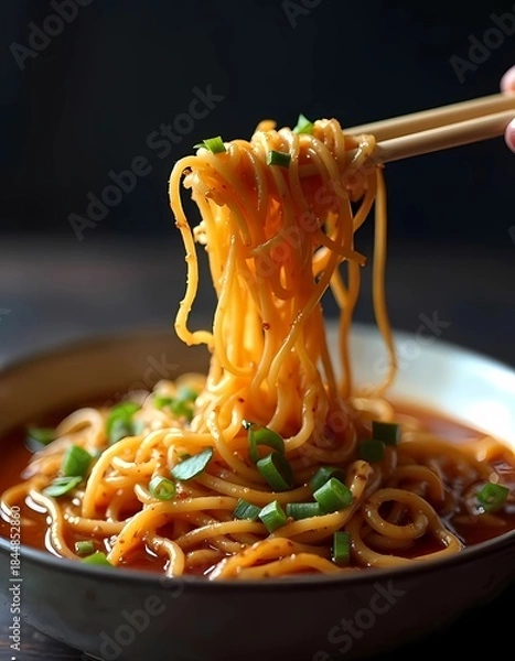 Obraz spaghetti with seafood