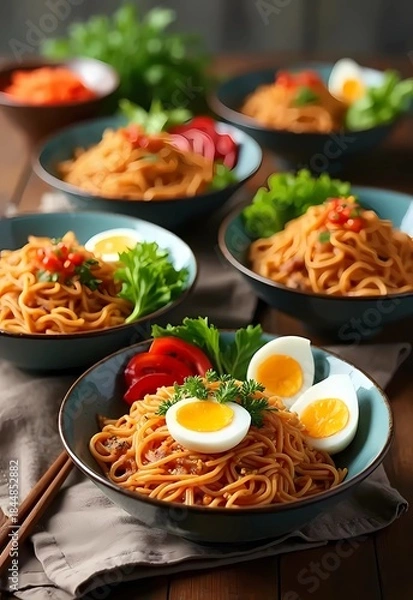 Obraz pasta with tomato sauce