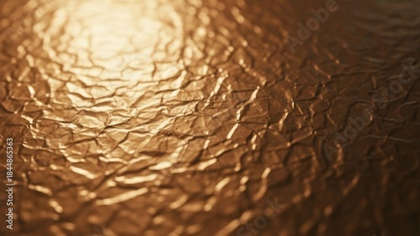 Fototapeta Textured Copper Surface Close-Up Abstract Background