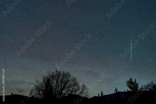 Obraz Geminids Meteor Shower Fireball Dec 13/14 2025