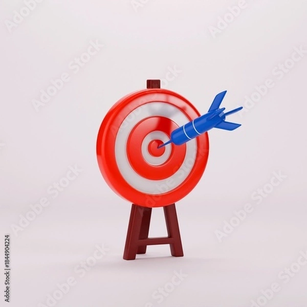 Fototapeta The picture displays the target on the aim.