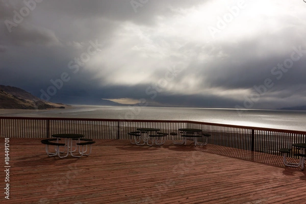 Obraz Dinner and a Light Show