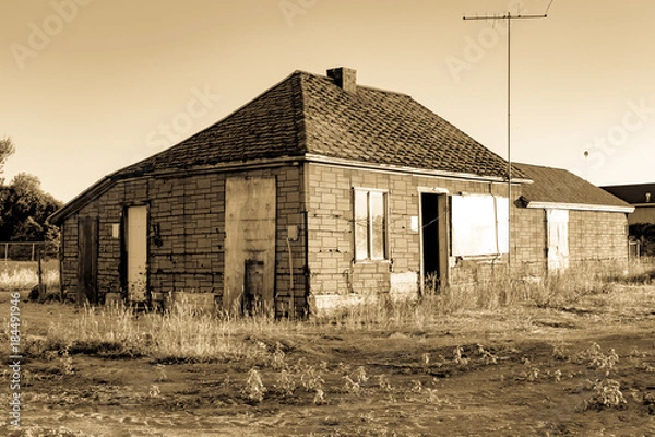 Obraz Old Home with Antenna