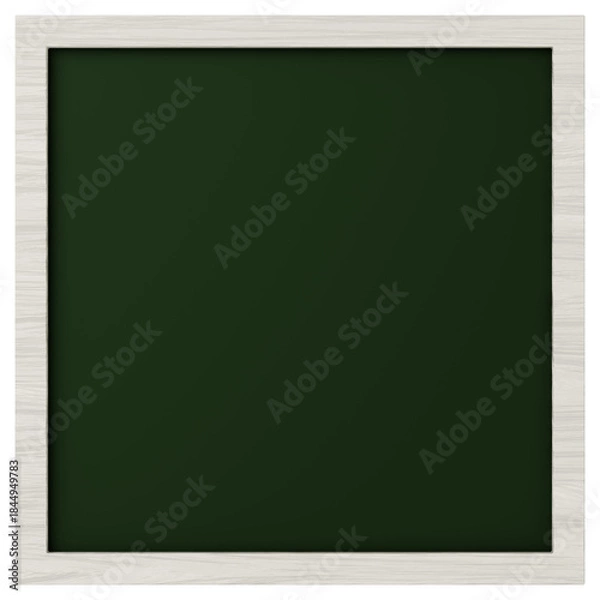 Obraz 3D素材_フレーム_黒板_正方形
