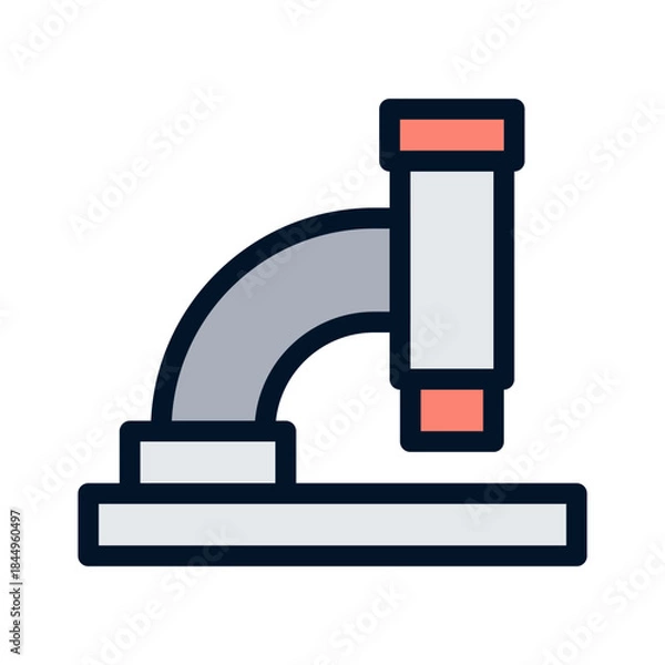 Fototapeta Microscope for veterinary lab research.