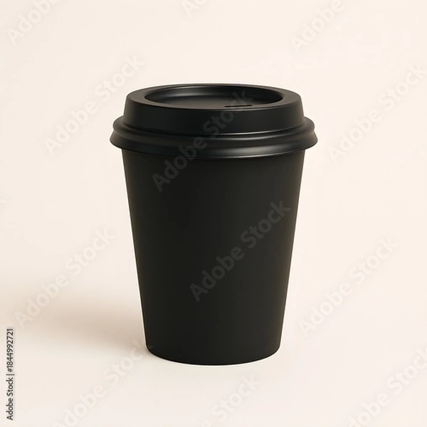 Obraz coffee cup isolated on black