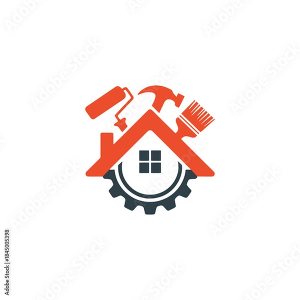 Obraz House Construction Logo Design Vector