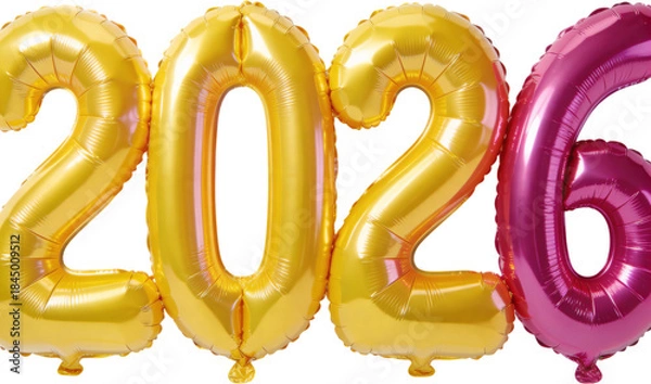 Obraz 2026_노란분홍_숫자풍선_새해축하