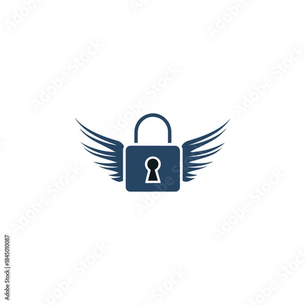 Obraz Digital Security Protection Logo Symbol