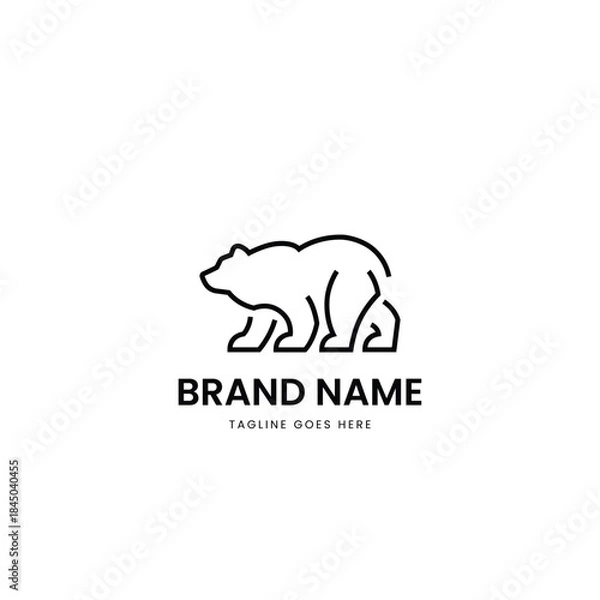 Obraz vector image of an bear
