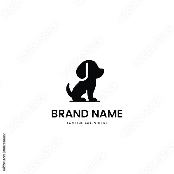Obraz Dog icon vector logo