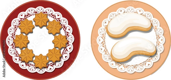 Fototapeta Nutritious vector graphic illustrating a single whole yam root vegetable, expertly sliced to reveal the fibrous yellow interior, emphasizing health, starch, and cooking ingredients.