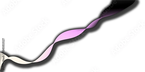 Obraz smoke on white background