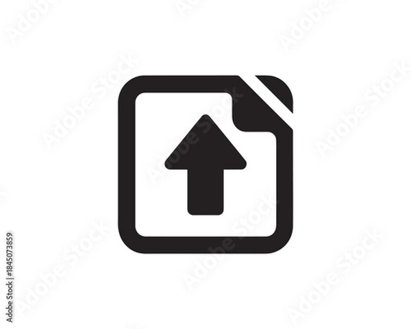 Fototapeta App Update icon silhouette vector design illustration