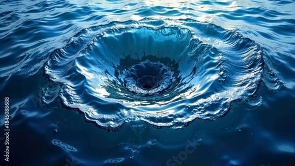 Fototapeta Spiral pattern decoration natural art area