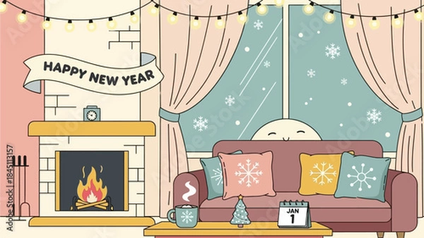 Obraz room with a window