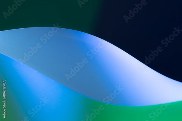 Fototapeta Abstract background showing curved lines creating dynamic shapes and shadows