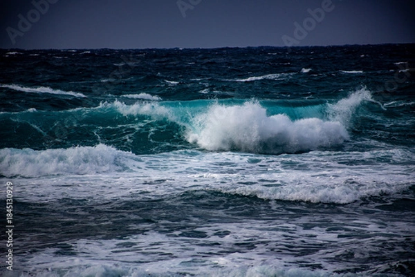 Obraz 奄美大島の冬の海。