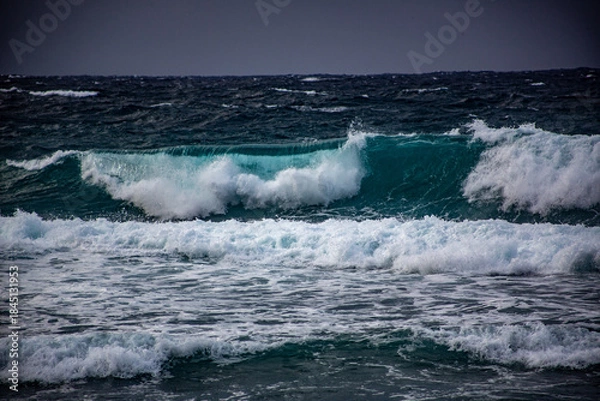 Obraz 奄美大島の冬の海。