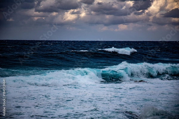 Obraz 奄美大島の冬の海。