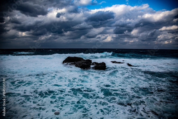 Obraz 奄美大島の冬の海。