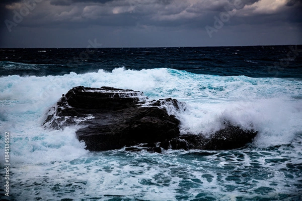 Obraz 奄美大島の冬の海。