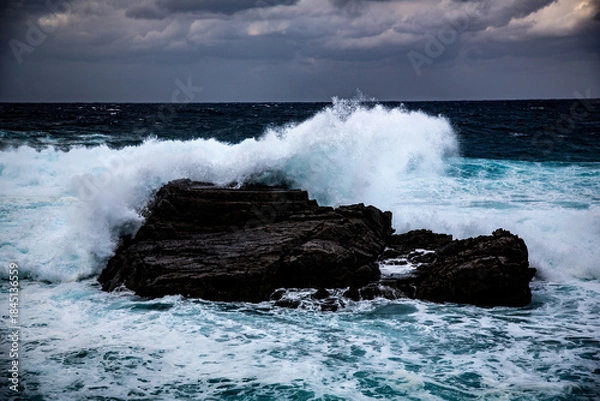 Obraz 奄美大島の冬の海。