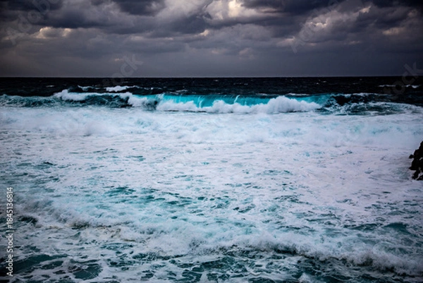 Obraz 奄美大島の冬の海。