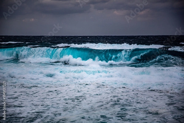 Obraz 奄美大島の冬の海。