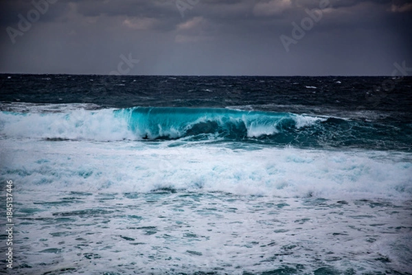 Obraz 奄美大島の冬の海。