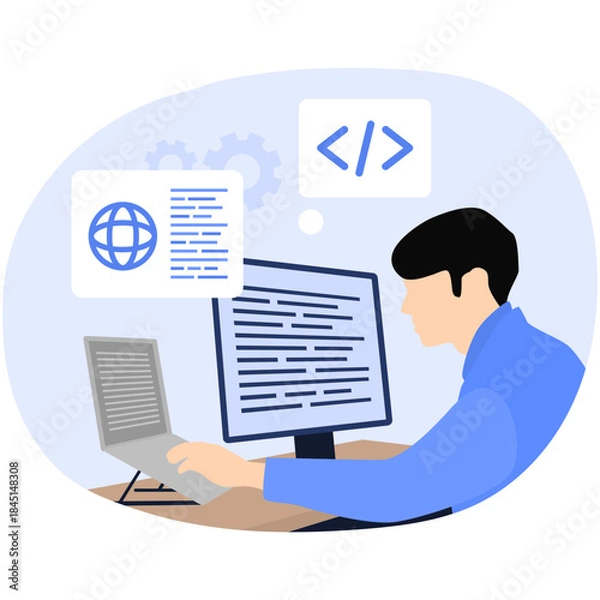 Obraz Web Development Illustration