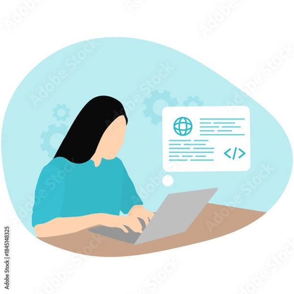 Obraz Web Development Illustration