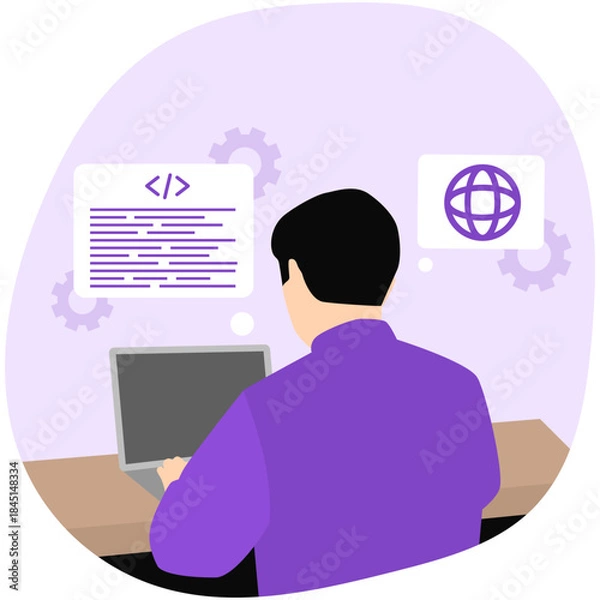 Obraz Web Development Illustration