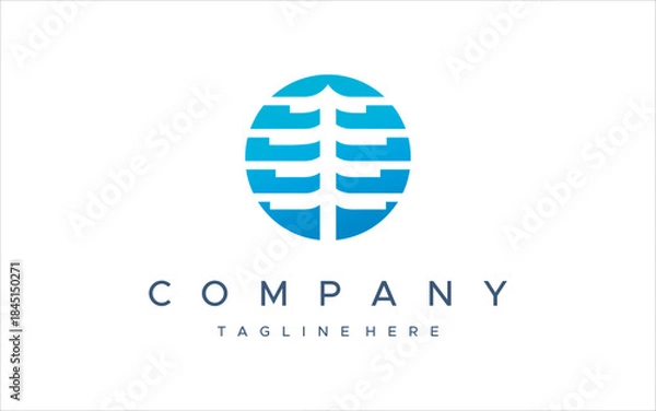 Obraz simple and modern building logo design template elements