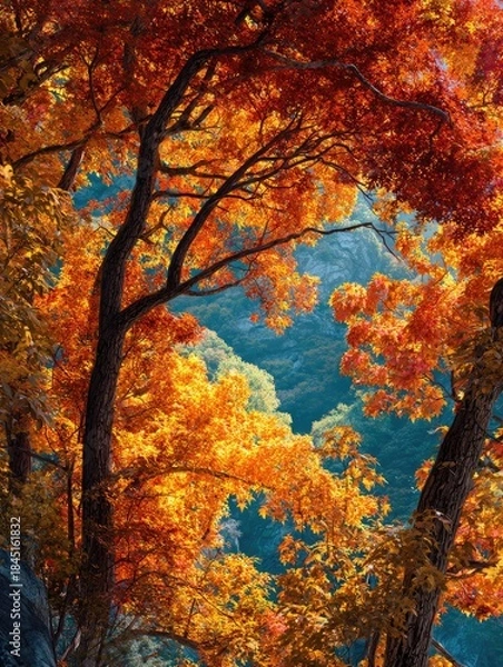 Fototapeta Autumn leaves