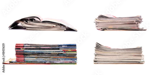 Obraz Stack of newspapers